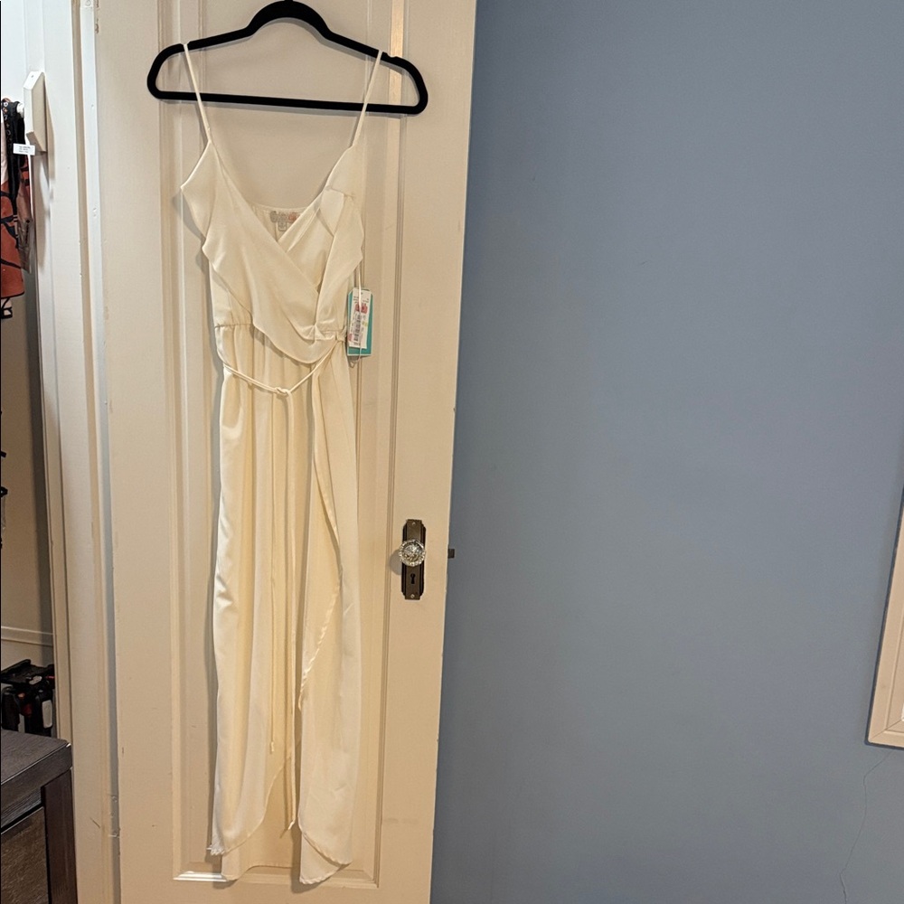 GB Girls Elegant Cream Dress